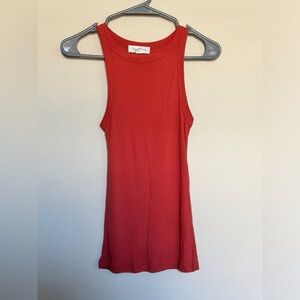 Treasure and Bond high neck tank top. Size XS. Burned orange.